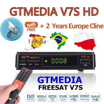 Original DVB-S2 freesat V7S HD Europe cline for 2year Brazil satellite receiver YouTube decoder freesat v7s HD TV receptor cccam
Original DVB-S2 freesat V7S HD Europe cline for 2year Brazil satellite receiver YouTube decoder freesat v7s HD TV receptor cccam