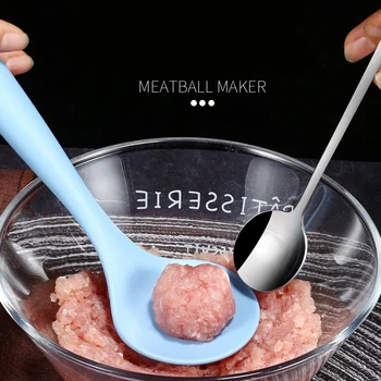 Non-Stick Creative Meatball Maker Spoon New Meat Baller Elliptical Leakage Hole Meat Ball Mold Meat Tool Kitchen Utensil Gadget
Non-Stick Creative Meatball Maker Spoon New Meat Baller Elliptical Leakage Hole Meat Ball Mold Meat Tool Kitchen Utensil Gadget