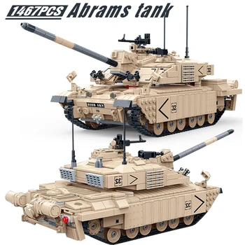 1467Pcs Building Blocks Tank Military Army 1:28 Challenger II Main Battle Tank King of Marines Bricks Toys for Children 
1467Pcs Building Blocks Tank Military Army 1:28 Challenger II Main Battle Tank King of Marines Bricks Toys for Children