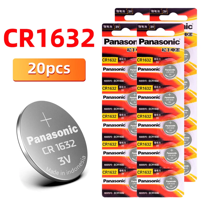 PANASONIC Оригинал 20 шт./лот cr1632 ECR1632 DL1632 KCR1632 LM1632 KL1632 глюкометр для измерения уровня
