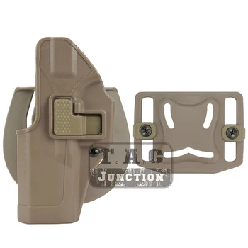 Tactical CQC Serpa Pistol Holster Concealment Quick Left Hand Waist Paddle Belt Loop Pistol Pouch For Glock 17 19 22 23 31 32
Tactical CQC Serpa Pistol Holster Concealment Quick Left Hand Waist Paddle Belt Loop Pistol Pouch For Glock 17 19 22 23 31 32