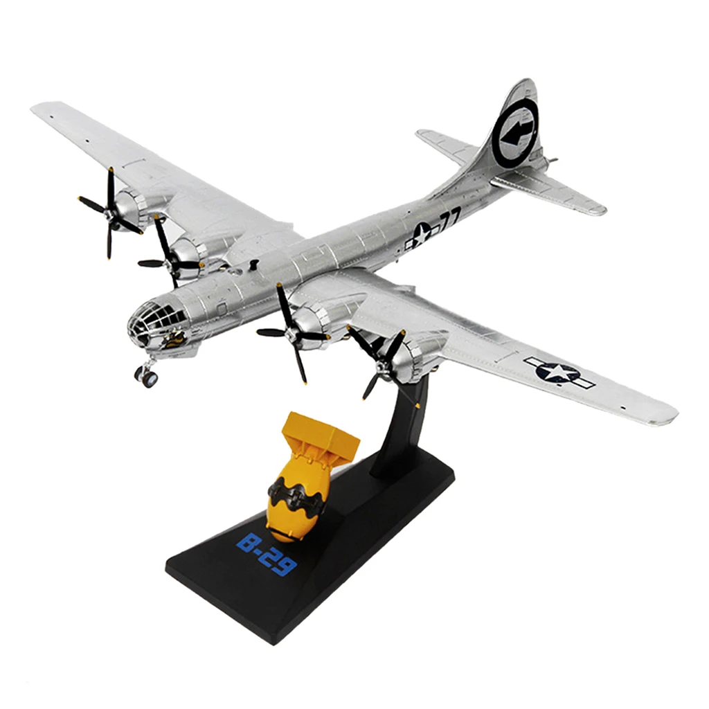 1/144 Simulation WWII B-29 Bomber Fighter Plane Toys with Stand Party Favors 1/144 Simulation WWII B-29 Bomber Fighter Plane Toys with Stand Party Favors