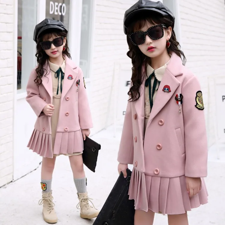 Girls Woolen Overcoat Autumn And Winter Big Boy 2019 New Style Princess Korean-style GIRL'S Thick Mid-length Woolen Jacket
Girls Woolen Overcoat Autumn And Winter Big Boy 2019 New Style Princess Korean-style GIRL'S Thick Mid-length Woolen Jacket