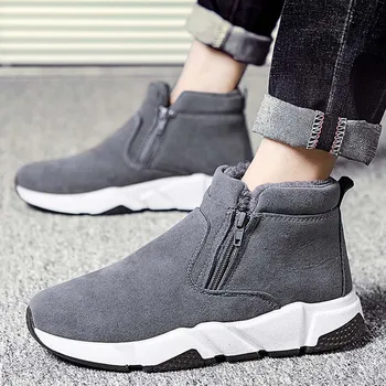 Fashion Men Working Shoes Sneakers Zipper Boots Men Work Safety Shoes Breathable Men's Winter Warm Boots Military Mans Footwear 
Fashion Men Working Shoes Sneakers Zipper Boots Men Work Safety Shoes Breathable Men's Winter Warm Boots Military Mans Footwear