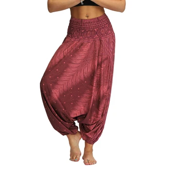High Waist Wide Leg Harem Pants Women Boho Floral Printed Pants Loose Dance Baggy Long Pants Ladies Summer Sports Gym Trousers
High Waist Wide Leg Harem Pants Women Boho Floral Printed Pants Loose Dance Baggy Long Pants Ladies Summer Sports Gym Trousers