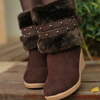 Gigifox 2020 Large Sizes 43 Fashion Vintage Wedges High Heels Keep Warm Plush Fur Snow Boots Female Winter Shoes Woman
Gigifox 2020 Large Sizes 43 Fashion Vintage Wedges High Heels Keep Warm Plush Fur Snow Boots Female Winter Shoes Woman