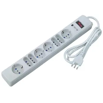 Power Strip 8 seats Italian 10A / Schuko Gray
Power Strip 8 seats Italian 10A / Schuko Gray