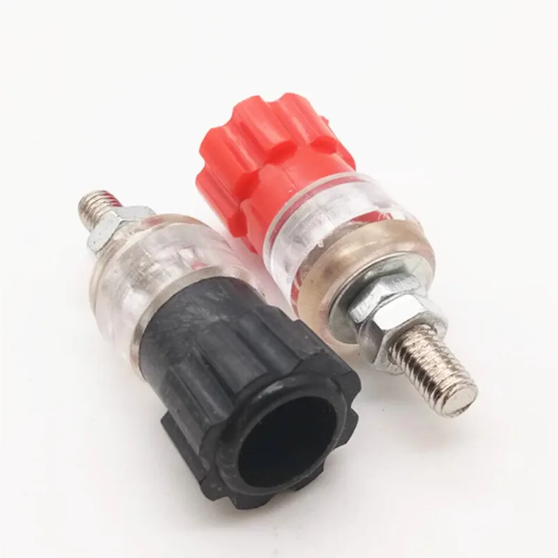 4Pcs/lot 5MM Binding Post Screw M5 Inverter Adapter for Audio Speaker Amplifier Terminals Connector Cable plastic shell JS-999A
4Pcs/lot 5MM Binding Post Screw M5 Inverter Adapter for Audio Speaker Amplifier Terminals Connector Cable plastic shell JS-999A