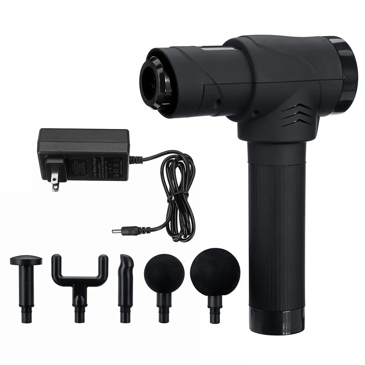 LED Display Muscle Massager-Gun 250 Gear Massage Machine Relax Body Slimming Tissue Deep Massage-Gun with 5 Massage Heads
LED Display Muscle Massager-Gun 250 Gear Massage Machine Relax Body Slimming Tissue Deep Massage-Gun with 5 Massage Heads