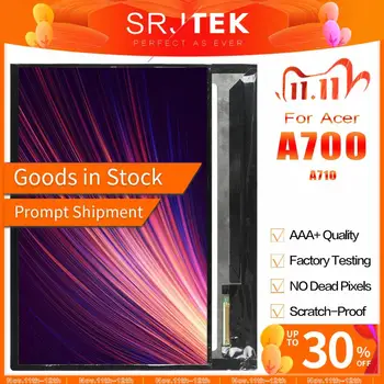 SRJTEK B101UAN02.1 LCD For Acer Iconia 10.1 Tab A700 A701 Matrix Screen LCD Display Tablet PC Replacement Parts For Acer A700
SRJTEK B101UAN02.1 LCD For Acer Iconia 10.1 Tab A700 A701 Matrix Screen LCD Display Tablet PC Replacement Parts For Acer A700