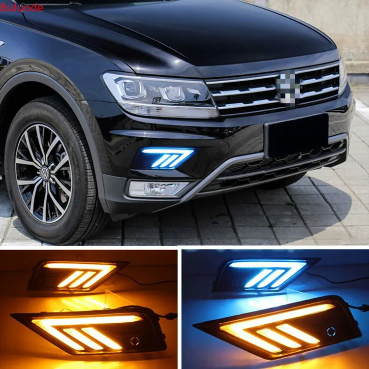 Car Flashing 2Pcs Car LED Daytime Running Light For VolkswagenVW Tiguan 2017 2018 DRL with Yellow Turning Night Blue Functions
Car Flashing 2Pcs Car LED Daytime Running Light For VolkswagenVW Tiguan 2017 2018 DRL with Yellow Turning Night Blue Functions