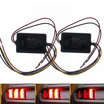 Universal 3-Step Sequential Chase Flow Flash Controller For Mustang Challenger Camaro Front Rear Turn Signal Light 12V 21W
Universal 3-Step Sequential Chase Flow Flash Controller For Mustang Challenger Camaro Front Rear Turn Signal Light 12V 21W