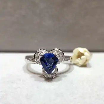 18K Gold 1.028ct Natural Sapphire Women Ring with 0.119ct Diamond Setting 2016 New Fine Jewelry Wedding Band Engagement
18K Gold 1.028ct Natural Sapphire Women Ring with 0.119ct Diamond Setting 2016 New Fine Jewelry Wedding Band Engagement