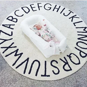 120cm Soft Baby Crawling Pad Letter Alphabet Play Mats Children Round Game Nordic Play Mats Rugs Kids Children Birthday Gifts
120cm Soft Baby Crawling Pad Letter Alphabet Play Mats Children Round Game Nordic Play Mats Rugs Kids Children Birthday Gifts