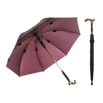 2020 Two-in-one Walking Stick Umbrella For Old Man Convenient Crutch Umbrella For Old Women Portable UV Umbrella High Quality
2020 Two-in-one Walking Stick Umbrella For Old Man Convenient Crutch Umbrella For Old Women Portable UV Umbrella High Quality