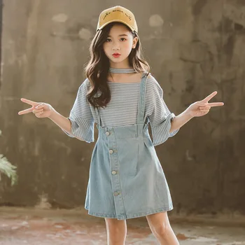 YourSeason New 4 To 16 Years Kids And Teen Girls Cotton Strap Denim Skirt 2020 Summer Baby Girl Button Skirt Cute Clothing
YourSeason New 4 To 16 Years Kids And Teen Girls Cotton Strap Denim Skirt 2020 Summer Baby Girl Button Skirt Cute Clothing