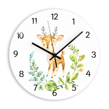 Cute Deer Large Acrylic Decorative Clock for Children's Room Silent Quartz Mechanism Digital Wall Clock Modern Design Gift
Cute Deer Large Acrylic Decorative Clock for Children's Room Silent Quartz Mechanism Digital Wall Clock Modern Design Gift