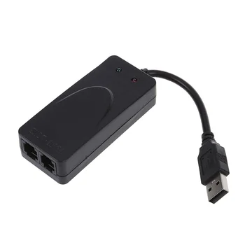 56K Data/Fax Modem With USB Interface Two Jacks, Support Caller ID and Distinctive Ring Detect, Auto Format/Speed Sensing black
56K Data/Fax Modem With USB Interface Two Jacks, Support Caller ID and Distinctive Ring Detect, Auto Format/Speed Sensing black