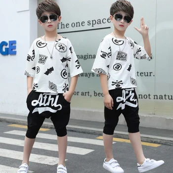 2020 hot new children's wear suit summer boys clothes printing Short sleeveT-shirt tops bloomers Sweatshirt cotton kids clothing
2020 hot new children's wear suit summer boys clothes printing Short sleeveT-shirt tops bloomers Sweatshirt cotton kids clothing