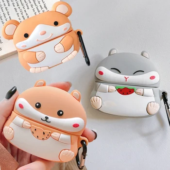 For Airpods Pro Cover 3D Cute Cartoon Mouse Case for Apple Airpods 3 Watermelon Rat Hamster Wireless Earphone Cover Charging Box
For Airpods Pro Cover 3D Cute Cartoon Mouse Case for Apple Airpods 3 Watermelon Rat Hamster Wireless Earphone Cover Charging Box