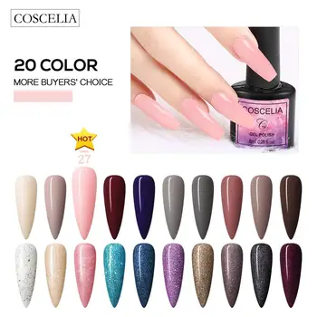 COSCELIA Nail Gel Polish Set All For Manicure Semi Permanent Varnish top coat UV Gel Soak Off Nail Art Gel Nail Polish Home Use
COSCELIA Nail Gel Polish Set All For Manicure Semi Permanent Varnish top coat UV Gel Soak Off Nail Art Gel Nail Polish Home Use