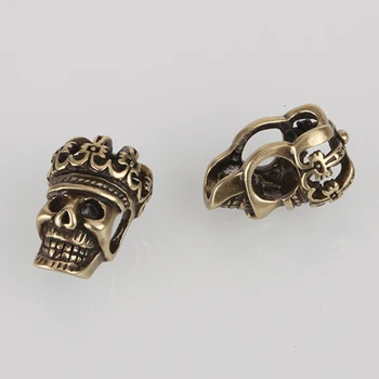 Paracord Beads for Jewelry Making Retro Spacer Beads for Needlework Diy Bracelet Accessories Copper Skull Crown Bead Wholesale
Paracord Beads for Jewelry Making Retro Spacer Beads for Needlework Diy Bracelet Accessories Copper Skull Crown Bead Wholesale