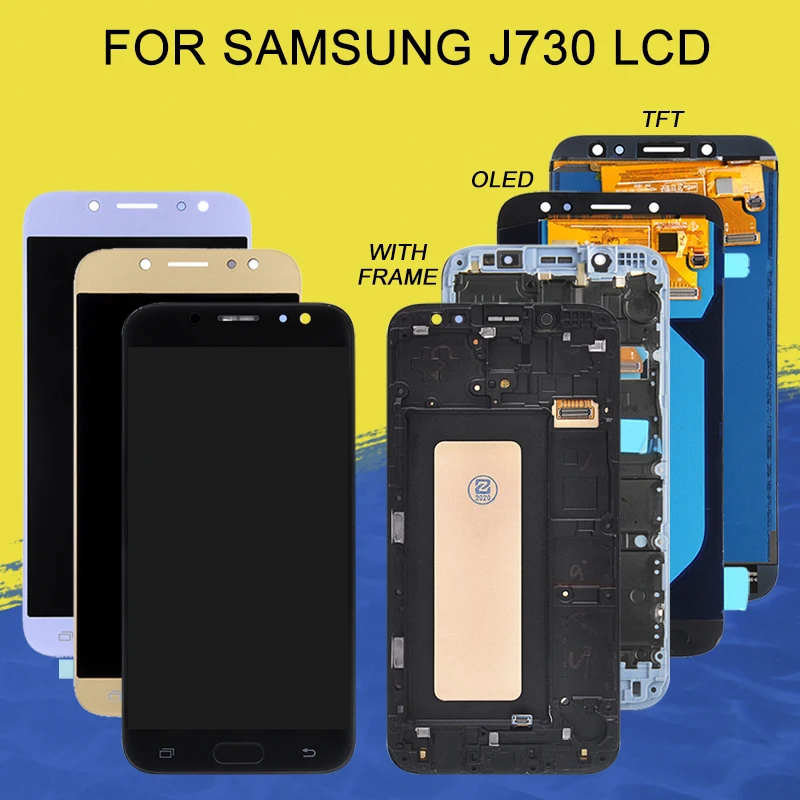 HH Акция J7 2017 Дисплей для Samsung Galaxy J730 ЖК-дисплей J730F Сенсорный экран планшета в