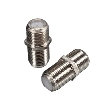 10Pcs/bag Aluminium Alloy Joiner Barrels Connector F Plug Coupler Adapter 4 Sky Plus HD TV Coax Cable
10Pcs/bag Aluminium Alloy Joiner Barrels Connector F Plug Coupler Adapter 4 Sky Plus HD TV Coax Cable