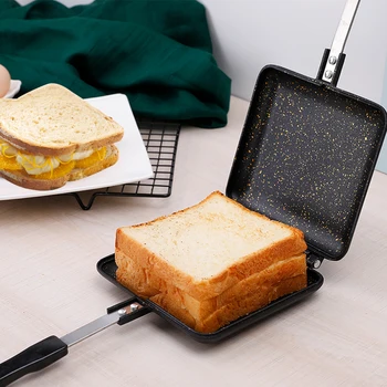 Non-Stick Sandwich Maker Iron Bread Toast Breakfast Machine Waffle Pancake Baking Barbecue Oven Mold Grill Frying Pan
Non-Stick Sandwich Maker Iron Bread Toast Breakfast Machine Waffle Pancake Baking Barbecue Oven Mold Grill Frying Pan