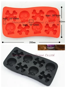 50pcs/lot Skull Mold Silicone Mold Cooking Tools Cookie Cutter Ice Molds Ice Trays Ice Cream Tools Ice Cube Tray
50pcs/lot Skull Mold Silicone Mold Cooking Tools Cookie Cutter Ice Molds Ice Trays Ice Cream Tools Ice Cube Tray