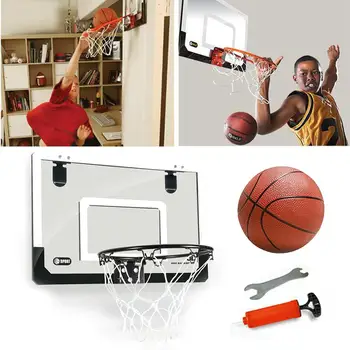 Basketball Rim Mini Basketball Hoop Portable Board Basketball Pump And Other Accessories For Indoors Outdoors Basketball Games 
Basketball Rim Mini Basketball Hoop Portable Board Basketball Pump And Other Accessories For Indoors Outdoors Basketball Games