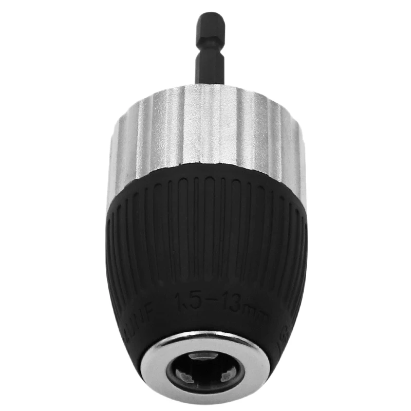 Quickly Release Electric Drill Chuck1.5-13Mm Clamp3/8-24Unf With Hex Shank Threaded Postshank Adapter Fits Impact Drill Bits
Quickly Release Electric Drill Chuck1.5-13Mm Clamp3/8-24Unf With Hex Shank Threaded Postshank Adapter Fits Impact Drill Bits