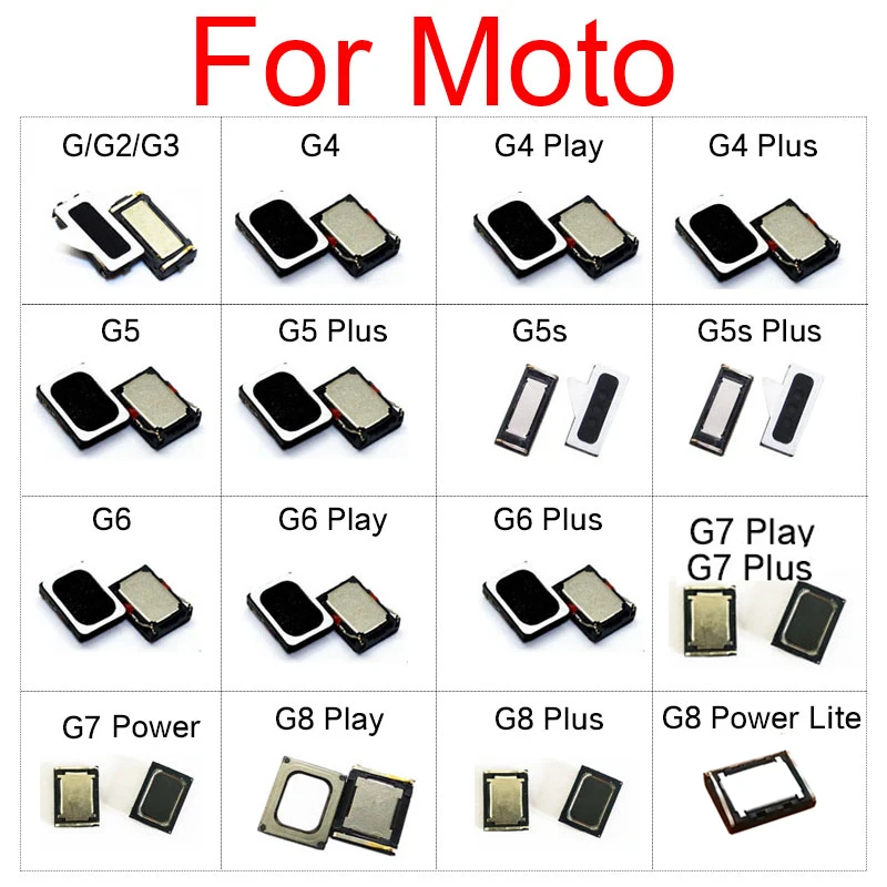 Динамик для Motorola Moto G G2 G3 G4 G5 G5S G6 G7 G8 Play Plus Power динамик звук наушники кусок гибкая