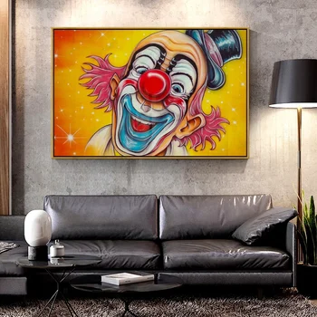 Artcozy Circus Clown Oil Canvas Painting for Home Decoration Wall Art Canvas Printings Figure Painting Spray Painting Single
Artcozy Circus Clown Oil Canvas Painting for Home Decoration Wall Art Canvas Printings Figure Painting Spray Painting Single