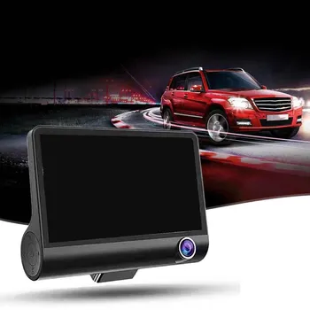 4.0 Inch Three Recording Driving Recorder Three Recording Lens Reversing Image Double Recording Driving Recorder
4.0 Inch Three Recording Driving Recorder Three Recording Lens Reversing Image Double Recording Driving Recorder