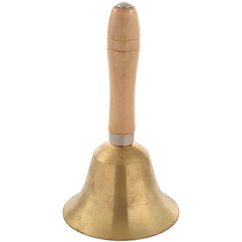 Solid Brass Wooden Handle School Reception Dinner Wood Shop Hotel Hand Bell Gold
Solid Brass Wooden Handle School Reception Dinner Wood Shop Hotel Hand Bell Gold