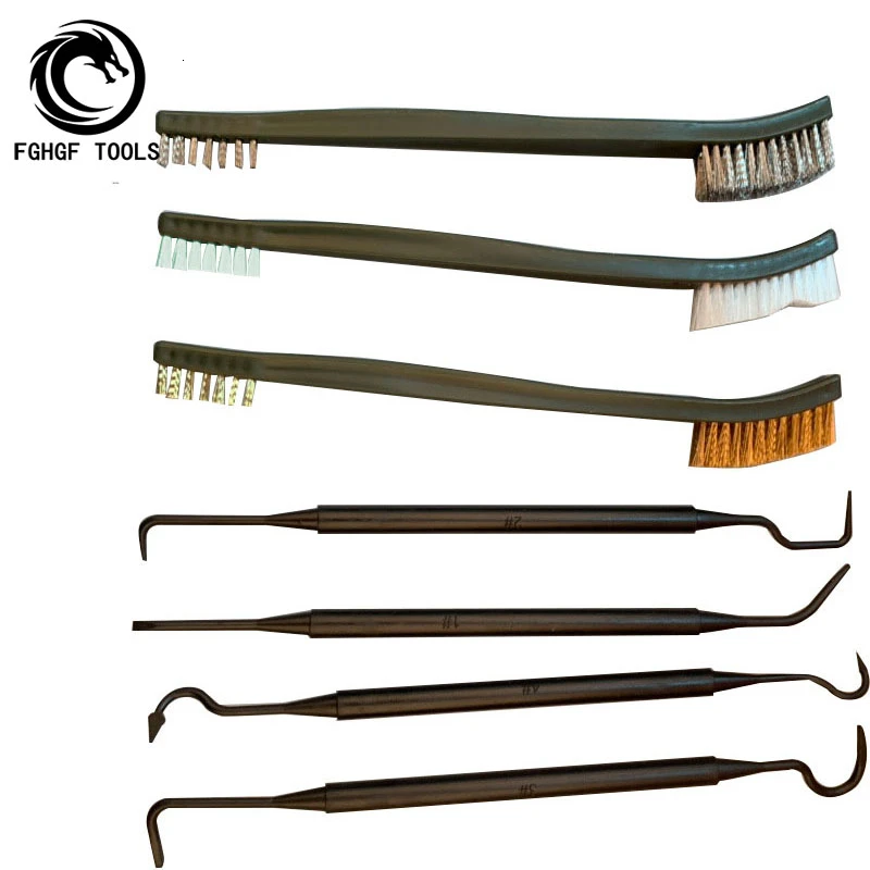 FGHGF 7 Branch Both Head Nylon Tube Hook Group Set 4 +3 Hunting Class Polishing Copper Wire Brush
FGHGF 7 Branch Both Head Nylon Tube Hook Group Set 4 +3 Hunting Class Polishing Copper Wire Brush