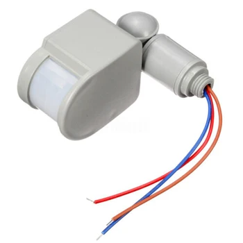 140 ° Gray Motion Sensor Detector Wall Light Lamp LED Outdoor AC 85-265V Infrared PIR Attachment Lighting Accessories
140 ° Gray Motion Sensor Detector Wall Light Lamp LED Outdoor AC 85-265V Infrared PIR Attachment Lighting Accessories