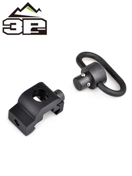 Quick Release Detach Airsoft QD Rail Sling Swivel Push Button Sling Swivel Adapter Set Picatinny Rail Mount Base WME04006
Quick Release Detach Airsoft QD Rail Sling Swivel Push Button Sling Swivel Adapter Set Picatinny Rail Mount Base WME04006