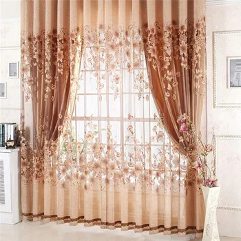 1Pc Luxurious Curtain Floral Upscale Jacquard Yarn Curtains For Living Room Bedroom Decor Tulle Voile Door Window Curtains
1Pc Luxurious Curtain Floral Upscale Jacquard Yarn Curtains For Living Room Bedroom Decor Tulle Voile Door Window Curtains