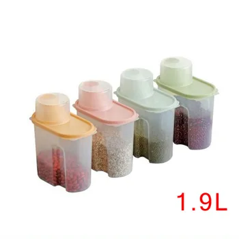 4pcs Large Capacity Airtight Dry Food Container Durable Cereal Storage Box 1.9L Food-safe Material Good Sealing Food Fresh Dry
4pcs Large Capacity Airtight Dry Food Container Durable Cereal Storage Box 1.9L Food-safe Material Good Sealing Food Fresh Dry