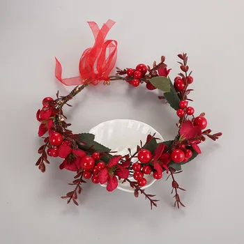 Red Artificial Berry Forest Hoop Headband Bride Bridesmaid Wedding Decoration Wreath Artificial Wreath
Red Artificial Berry Forest Hoop Headband Bride Bridesmaid Wedding Decoration Wreath Artificial Wreath