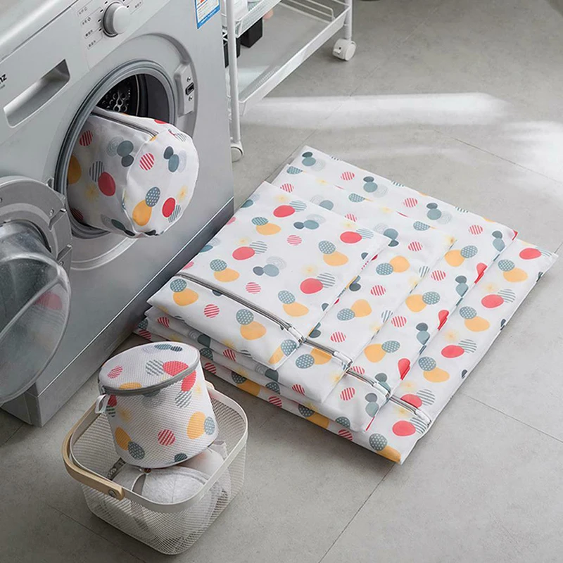 Thick Printed Laundry Wash Bag Washing Aid Zipper Clothes Bra Bags Anti-wrap Foldable Protection Net Filter
Thick Printed Laundry Wash Bag Washing Aid Zipper Clothes Bra Bags Anti-wrap Foldable Protection Net Filter