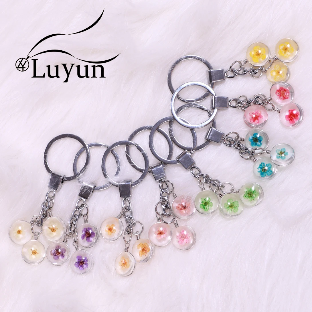 Luyun Natural Daffodil Dried Flower Keychain Crystal Glass Keychain Three Small Beads Suitable For You
Luyun Natural Daffodil Dried Flower Keychain Crystal Glass Keychain Three Small Beads Suitable For You