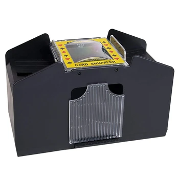 Board Game Poker Electric Automatic Card Shuffler Support 4 Deck Playing Cards 
Board Game Poker Electric Automatic Card Shuffler Support 4 Deck Playing Cards