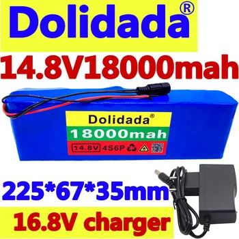 Dolidada 14.8V 18Ah 4s6p 18650 li-iom battery pack night fishing lamp heater miner's amplifier batteries with BMS+16.8V Charger
Dolidada 14.8V 18Ah 4s6p 18650 li-iom battery pack night fishing lamp heater miner's amplifier batteries with BMS+16.8V Charger