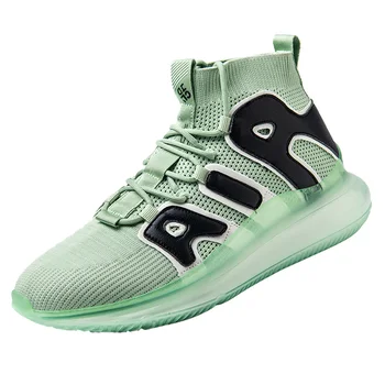 Sports Running Air Mesh High Top Sneakers Fashion Casual Male Socks Shoes Adult Breathable Trainers Air Cushion Trendy Footwear 
Sports Running Air Mesh High Top Sneakers Fashion Casual Male Socks Shoes Adult Breathable Trainers Air Cushion Trendy Footwear