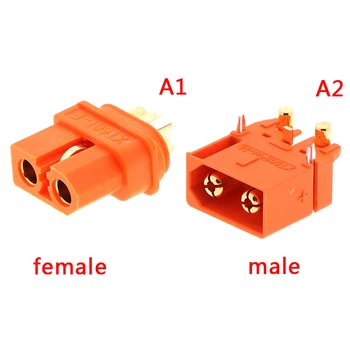 New XT60 2+1 Connector With Signal Pin XT60IPW XT60I Horizontal Rectangular Plate Plug Two Core Version
New XT60 2+1 Connector With Signal Pin XT60IPW XT60I Horizontal Rectangular Plate Plug Two Core Version
