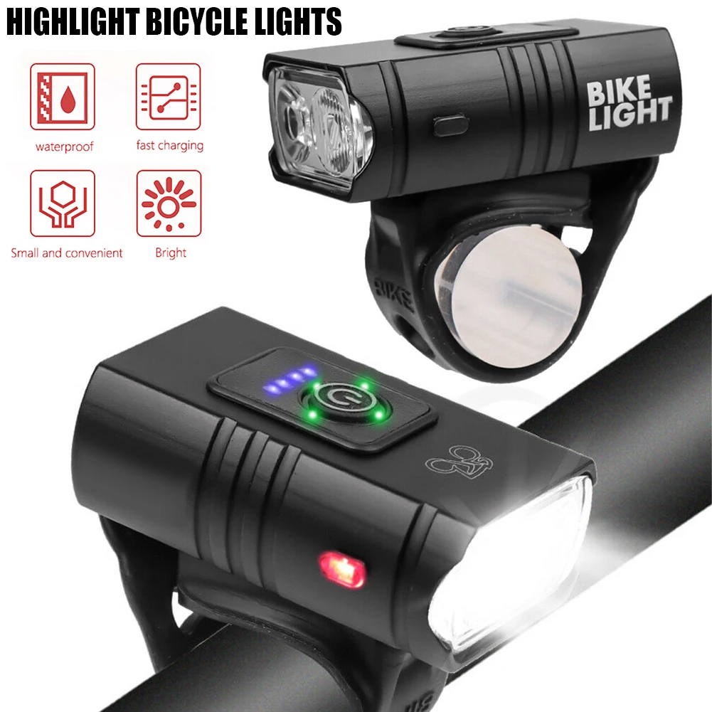 Bicycle Front Light Set USB Rechargeable Rear Light LED Bicycle Lamp Bicycle LED Headlight Bike Front Head Light Cycling Lamp
Bicycle Front Light Set USB Rechargeable Rear Light LED Bicycle Lamp Bicycle LED Headlight Bike Front Head Light Cycling Lamp
