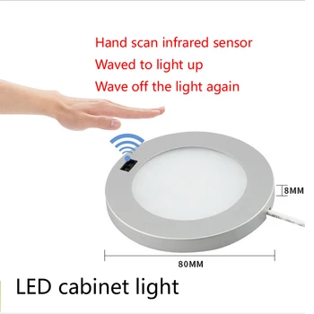 4/6/8PCSSmart Hand Sweep LED Cabinet Light Ultra-thin LED Wine Cabinet Light Showcase Light Round Sensor Cabinet Light
4/6/8PCSSmart Hand Sweep LED Cabinet Light Ultra-thin LED Wine Cabinet Light Showcase Light Round Sensor Cabinet Light